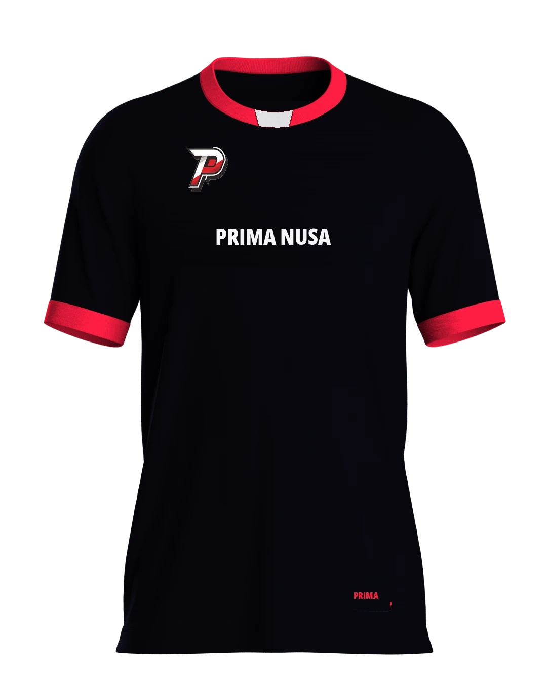 Kerah Model 02 O-Neck Variasi Inset Prima Nusa Sport