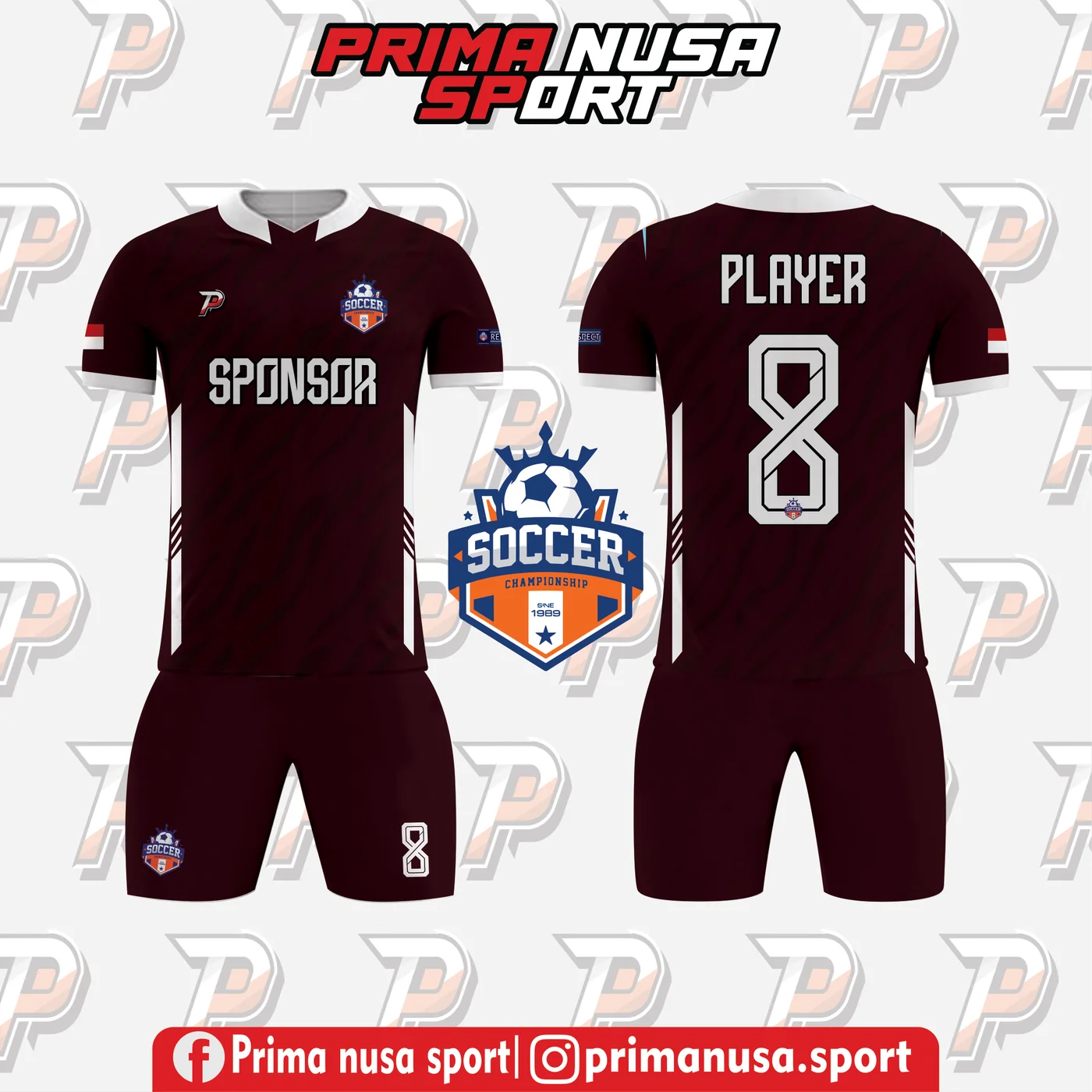 Jersey Stealth Monochrome D-68 Prima Nusa Sport